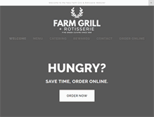 Tablet Screenshot of farm-grill.com